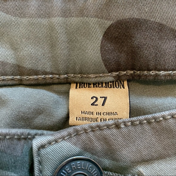 NWT- Sold out! True Religion Casey Camouflage Jean - Picture 5 of 8